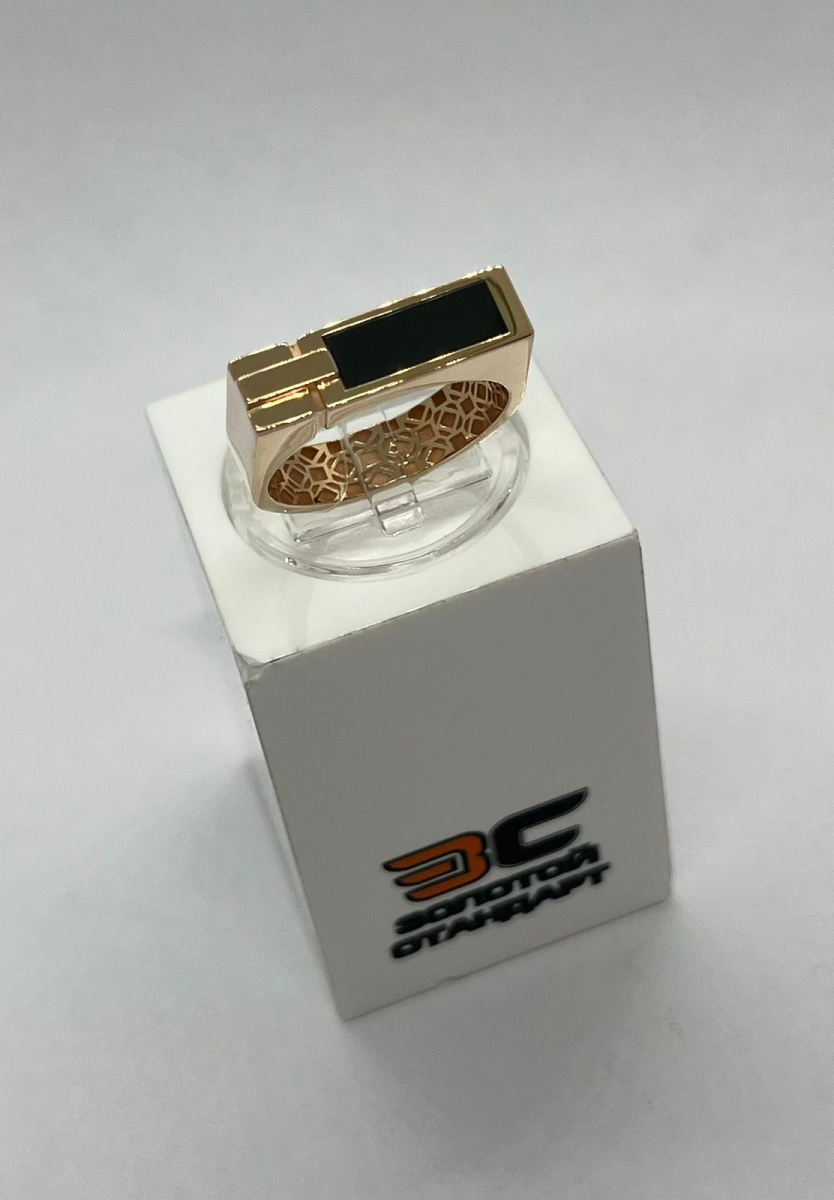 КОЛЬЦО ПЕЧАТКА с камнем (Au 585)