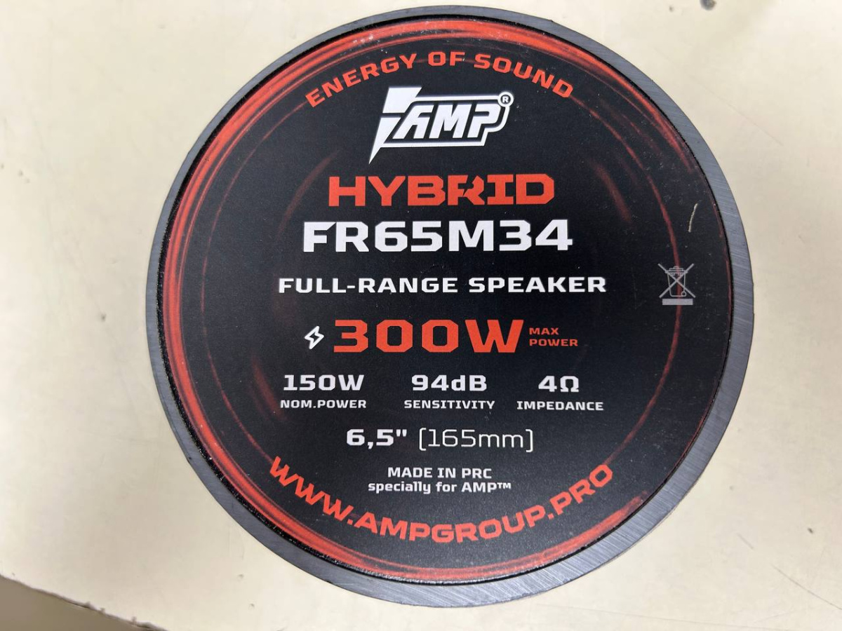 Автоакустика передняя AMP Hybrid FR65M34