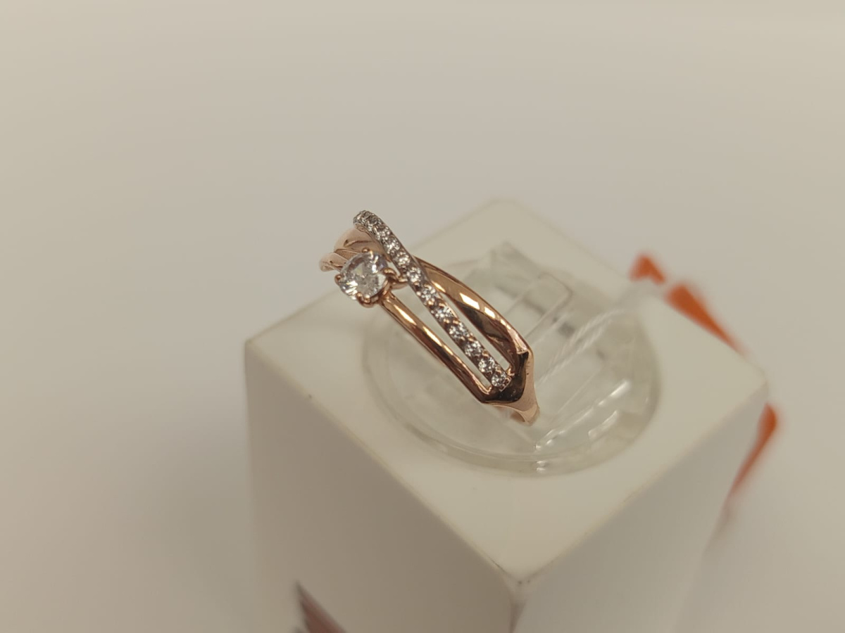 КОЛКМИ585 КОЛЬЦО С КАМНЯМИ (Au 585)