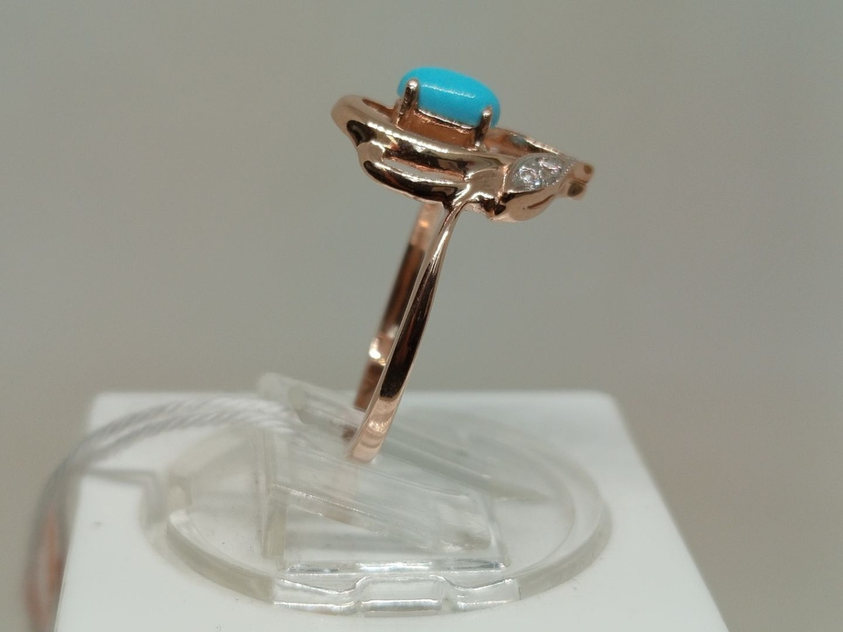 КОЛКМИ585 КОЛЬЦО С КАМНЯМИ (Au 585)