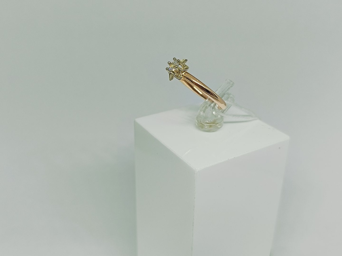 КОЛЬЦО С КАМНЕМ (Au 585)