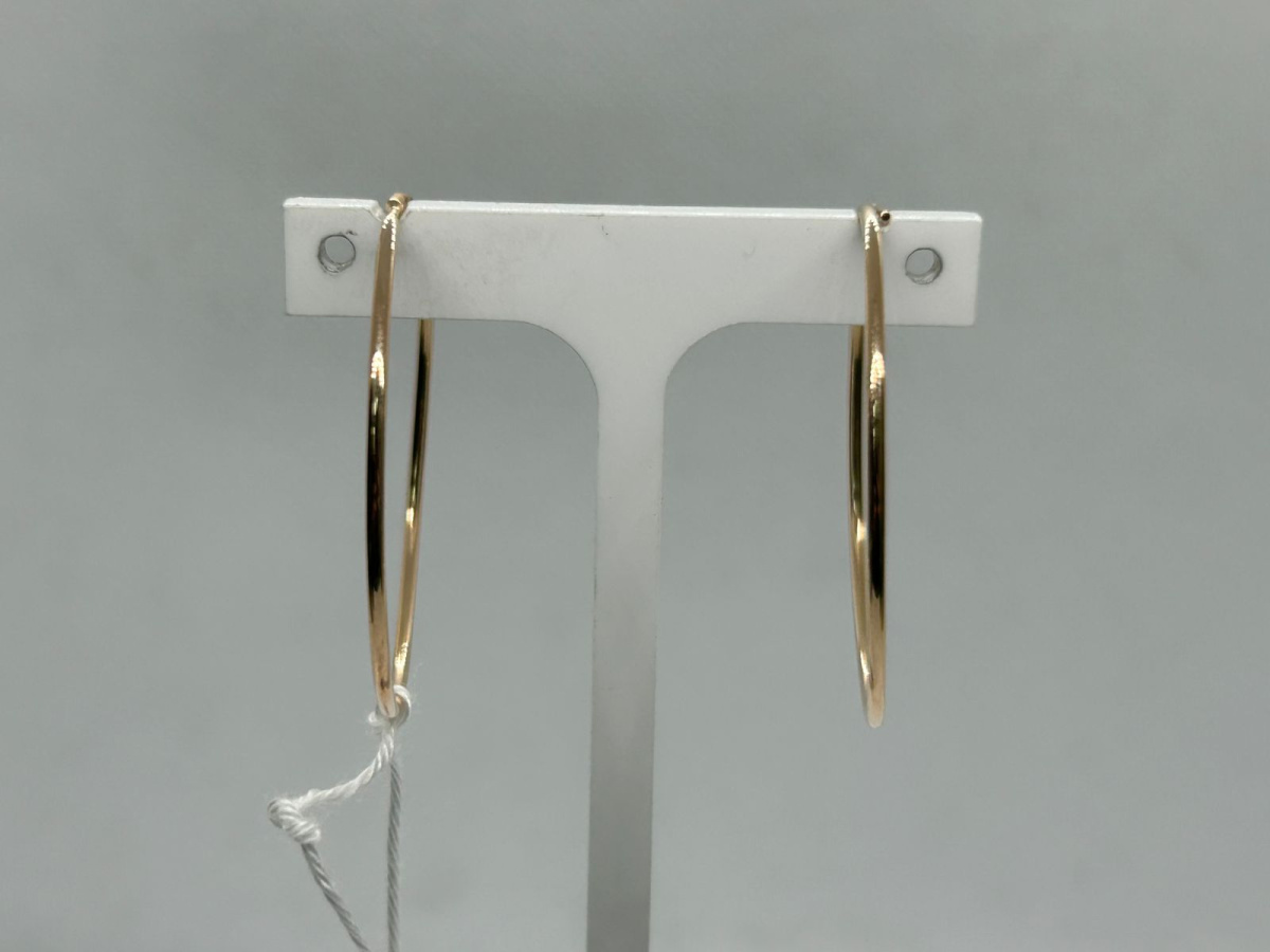 СКОН585 СЕРЬГИ КОНГО (Au 585)