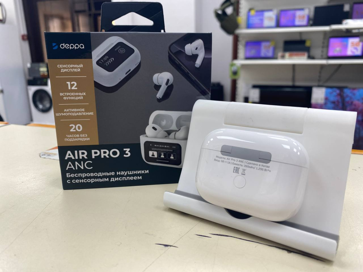 Наушники беспроводные Deppa 44213 Air Pro 3 ANC
