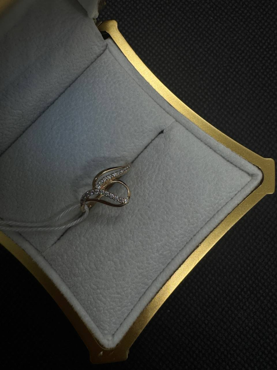 КОЛКМИ585 КОЛЬЦО С КАМНЯМИ (Au 585)