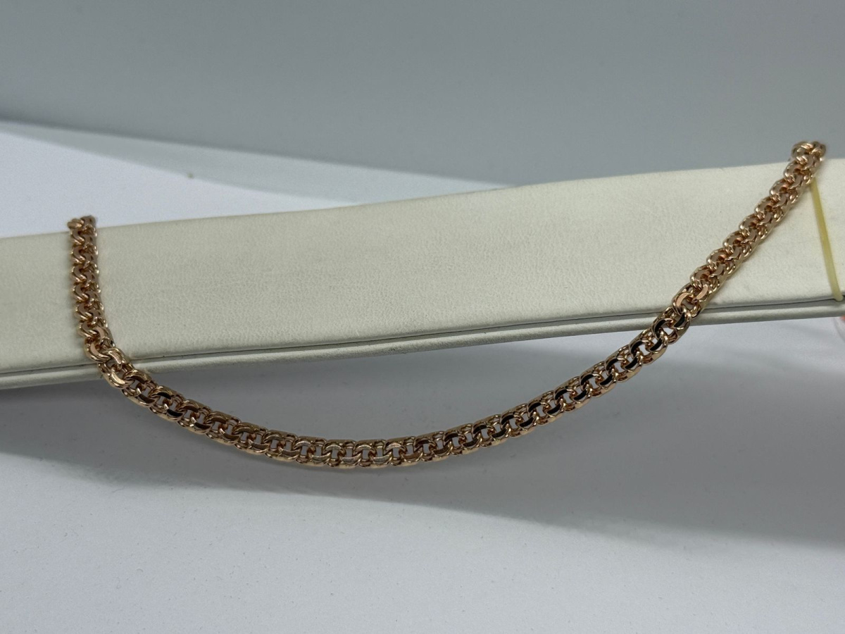 БЛБ585 БРАСЛЕТ ПОЛНОВЕСНЫЙ Бисмарк (Au 585)