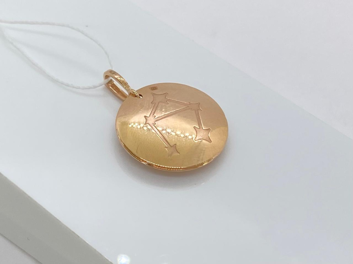 ПОДВЕСКА ЗНАК ЗОДИАКА ВЕСЫ (Au 585)
