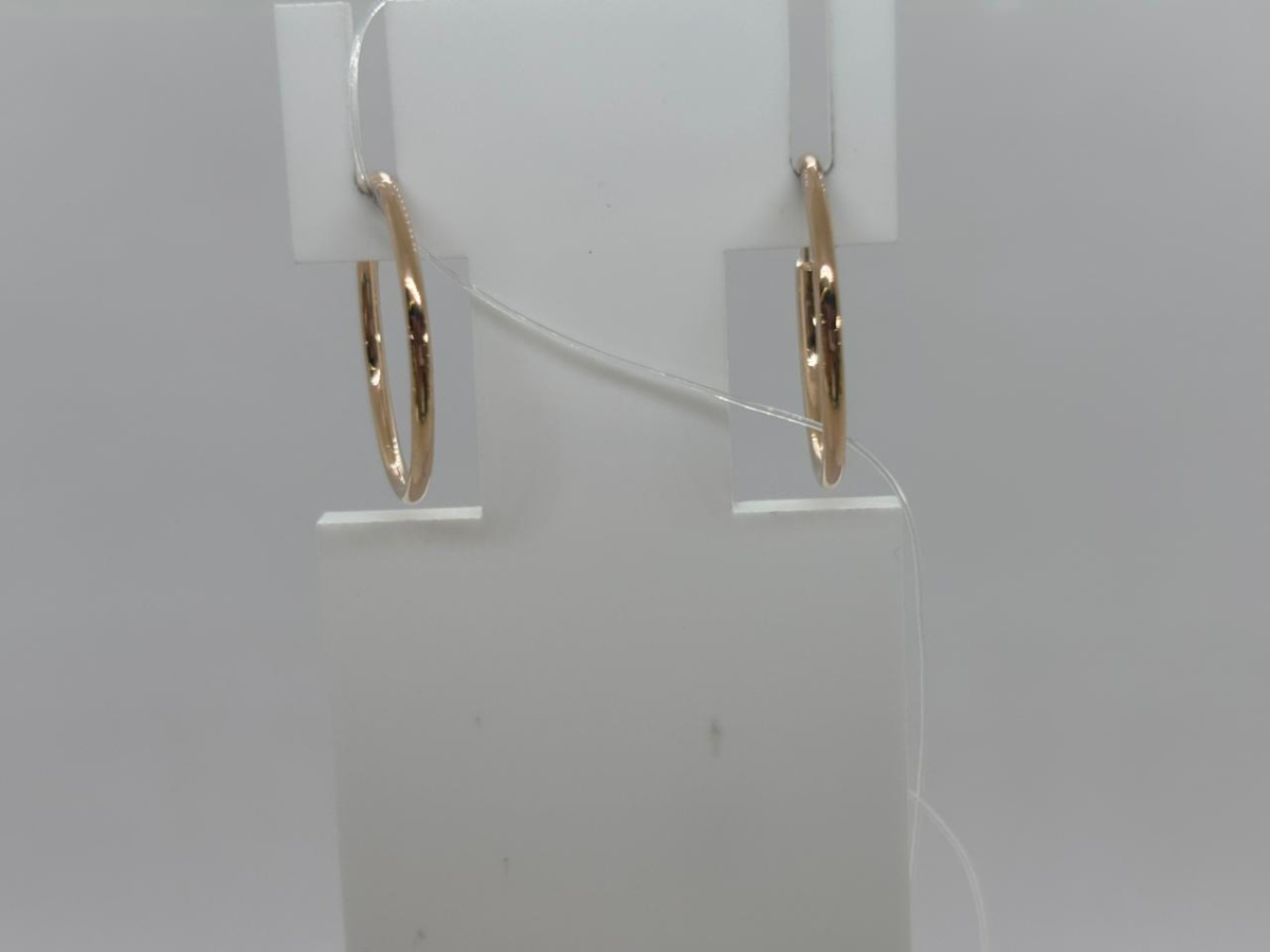 СЕРЬГИ КОНГО без камня (Au 585) СЕРЬГИ КОНГО без камня (Au 585)