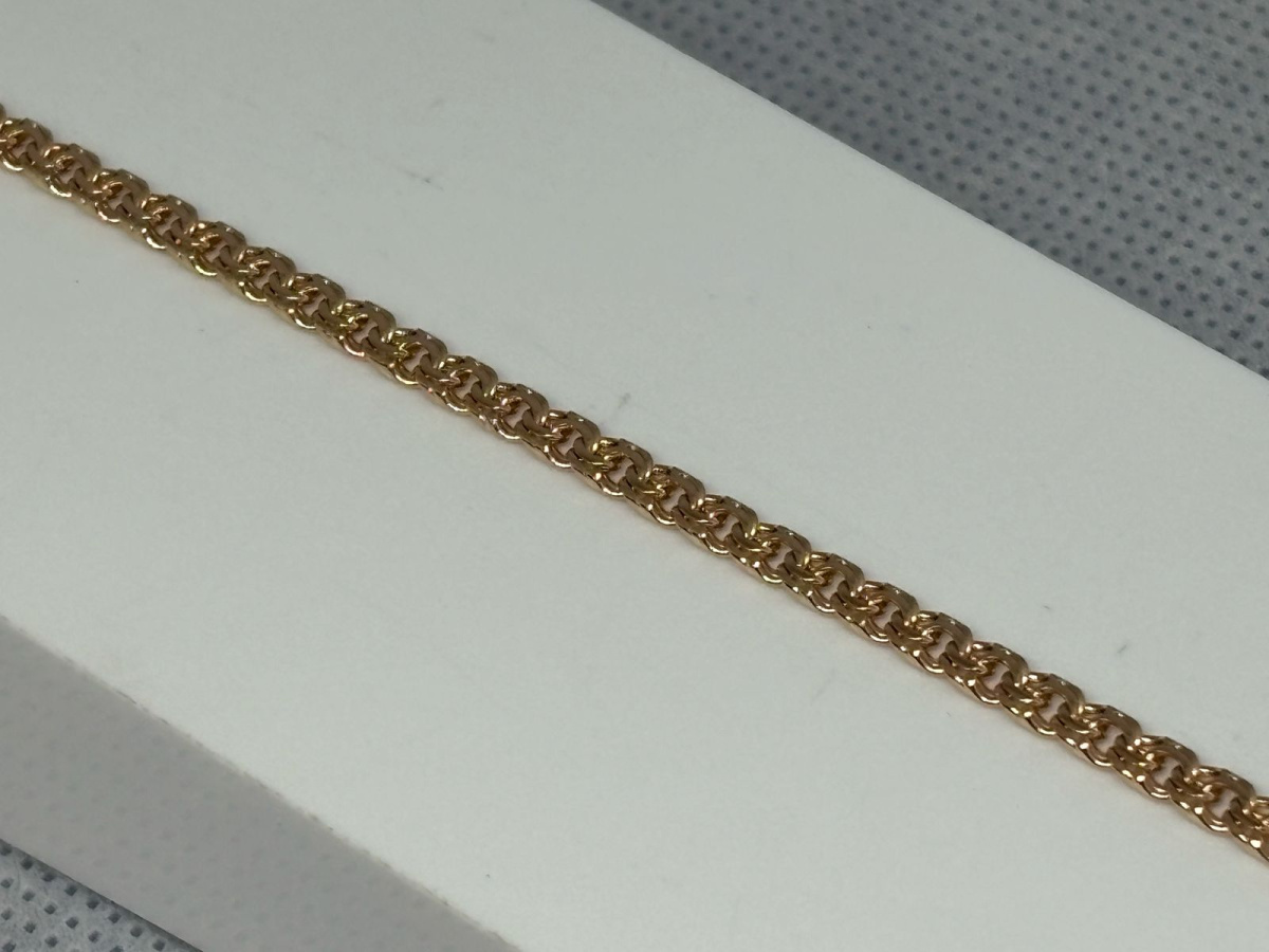 БЛБ585 БРАСЛЕТ ПОЛНОВЕСНЫЙ Бисмарк (Au 585)