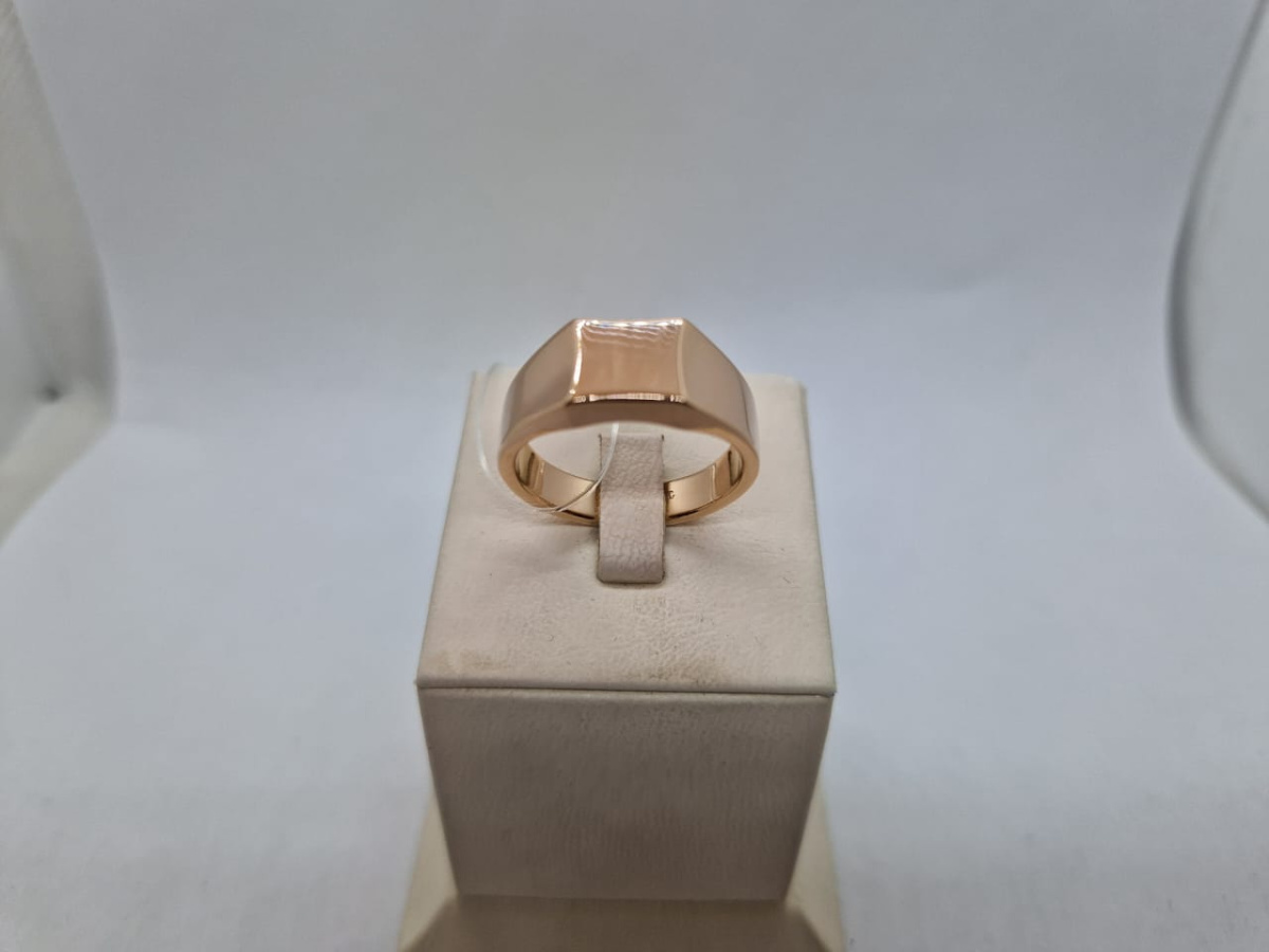 01-0064 КОЛЬЦО ПЕЧАТКА без камня (Au 585)