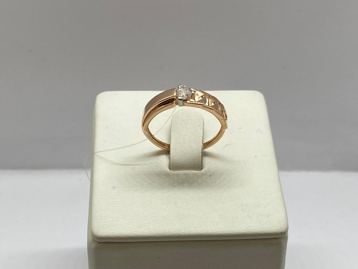 КОЛЬЦО С КАМНЕМ (Au 585)