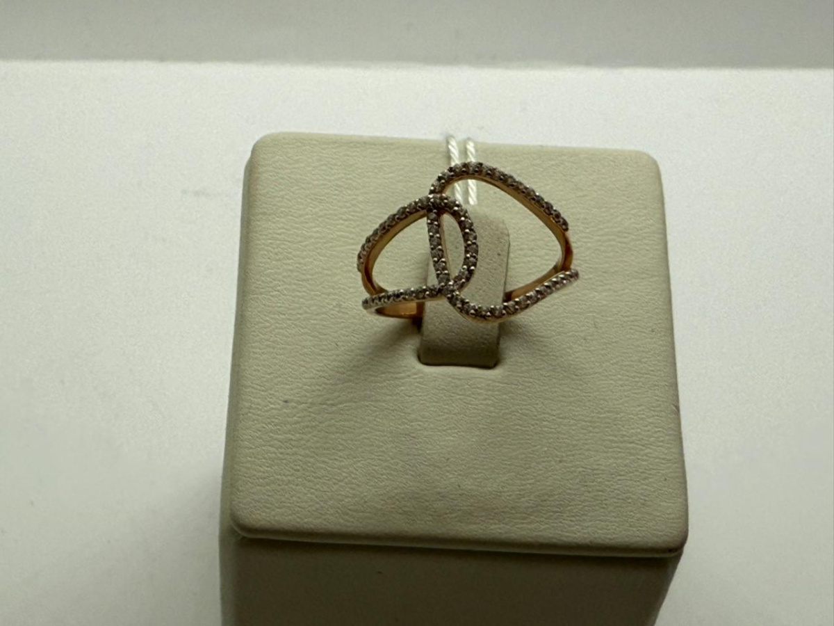 КОЛКМИ585 КОЛЬЦО С КАМНЯМИ (Au 585)