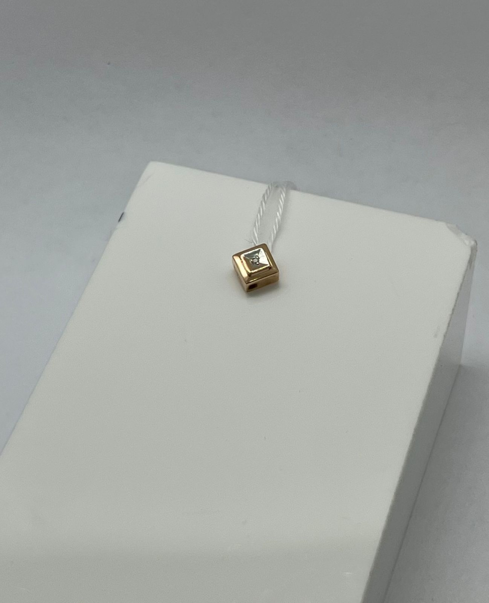 ПОДКМ585 ПОДВЕСКА С КАМНЕМ (Au 585)