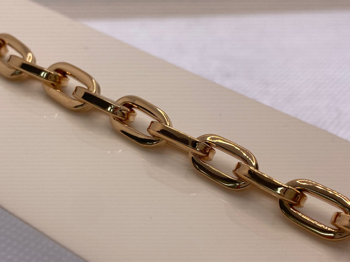 БРАСЛЕТ ПУСТОТЕЛЫЙ Якорное (Au 585)