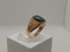 51-66-046 КОЛЬЦО ПЕЧАТКА Агат (Au 585)