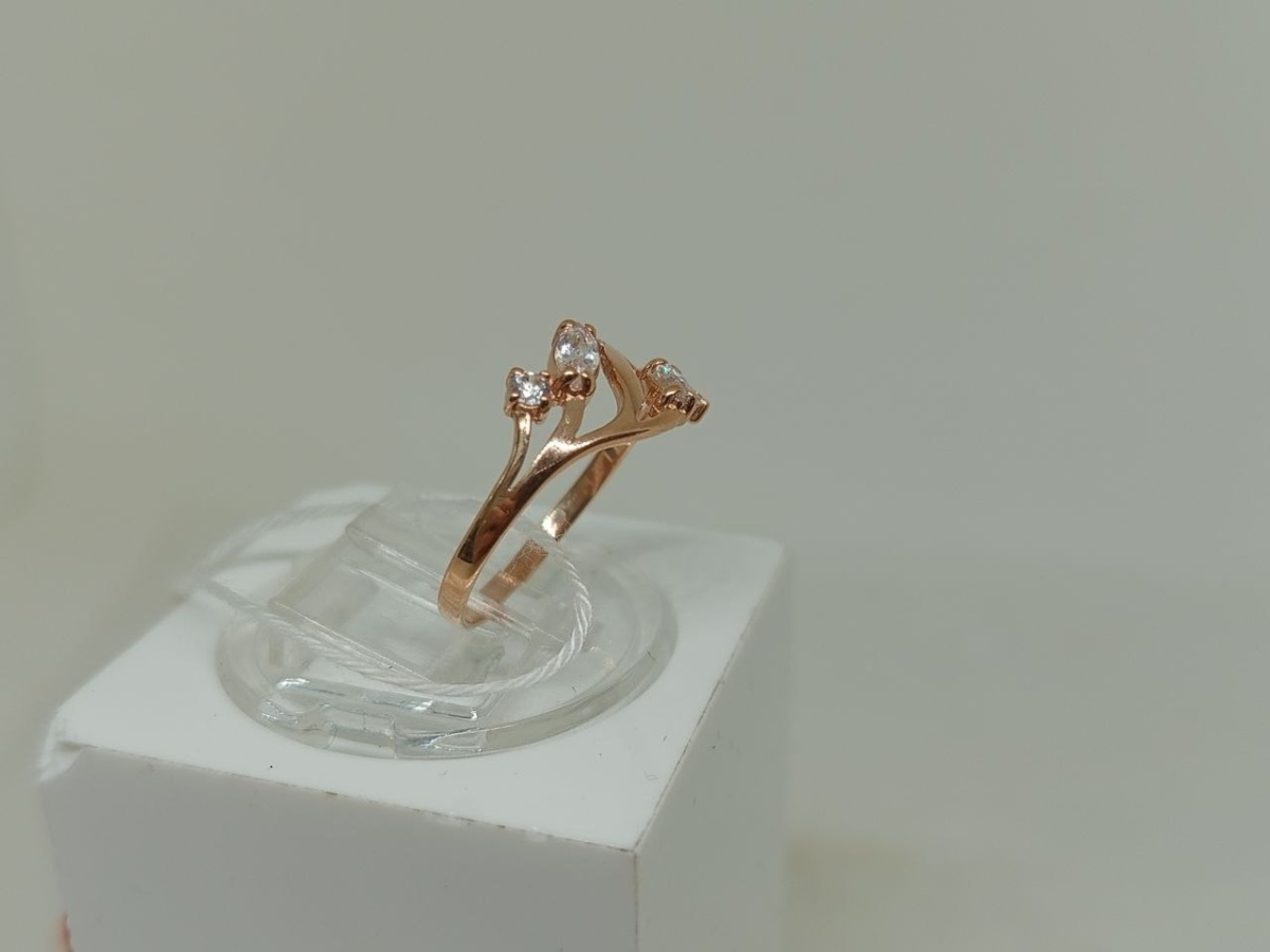 КОЛКМИ585 КОЛЬЦО С КАМНЯМИ (Au 585)