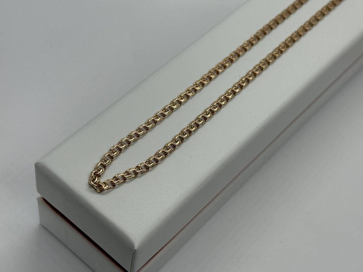 ЦЕПЬ ПОЛНОВЕСНАЯ Бисмарк (Au 585)