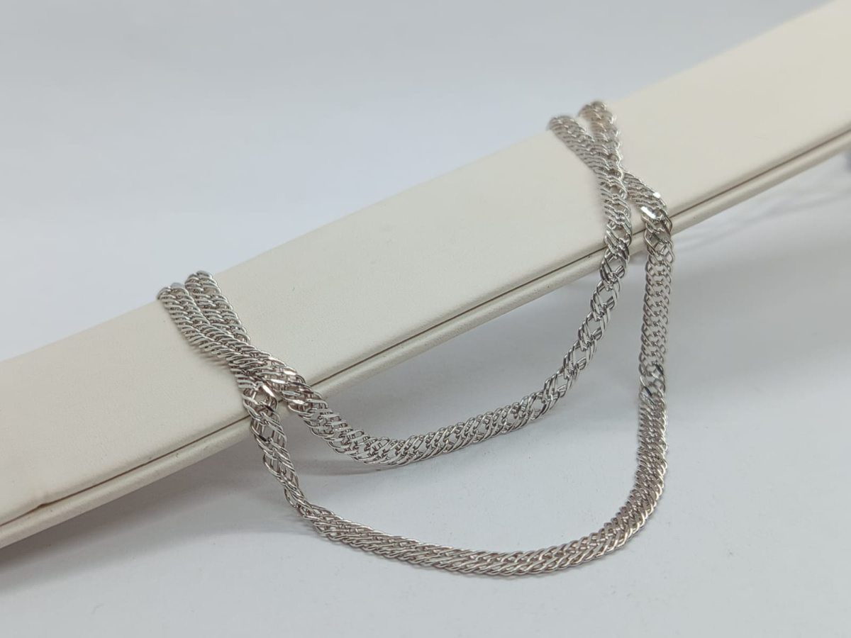 ЦЛР3585 ЦЕПЬ ПОЛНОВЕСНАЯ Ромб тройной (Au 585)