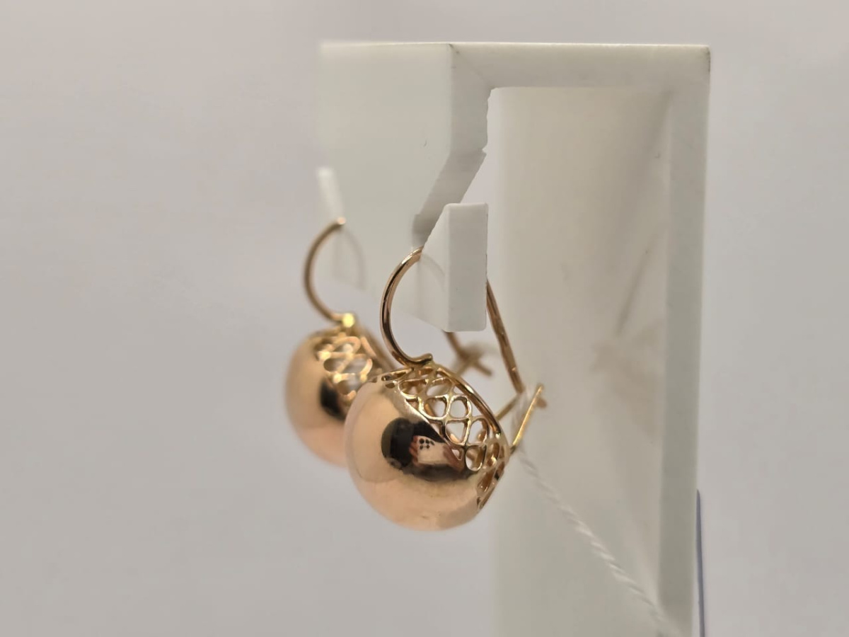 СЕРЬГИ ШАРЫ (Au 585)