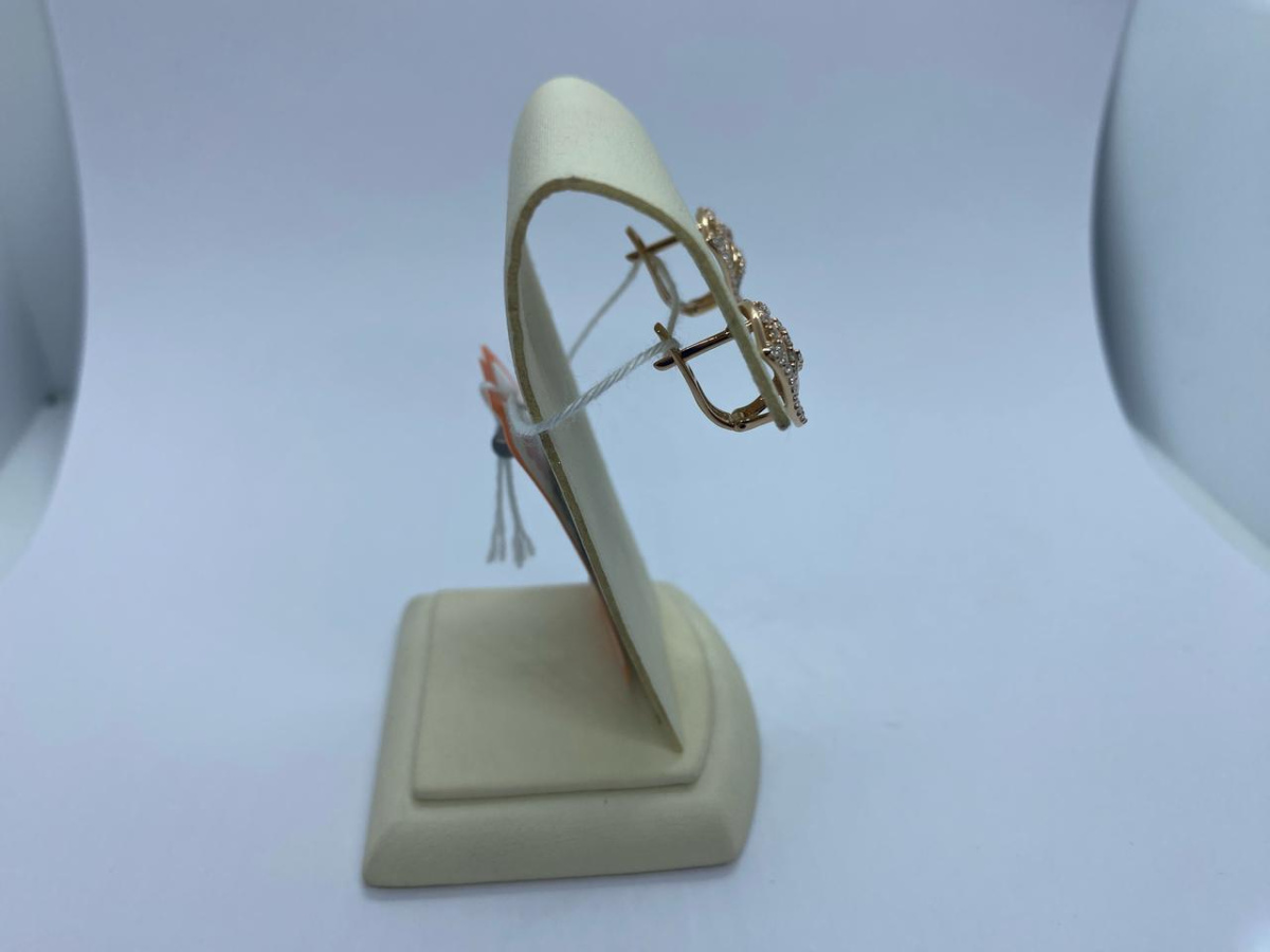 СКМИ585 СЕРЬГИ С КАМНЯМИ (Au 585)