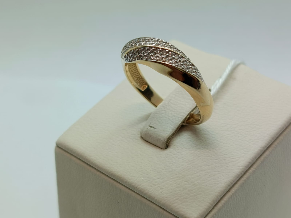 КОЛКМИ585 КОЛЬЦО С КАМНЯМИ (Au 585)
