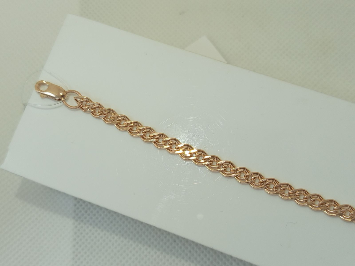 НБ 12-200ПГ БРАСЛЕТ ПУСТОТЕЛЫЙ (Au 585)