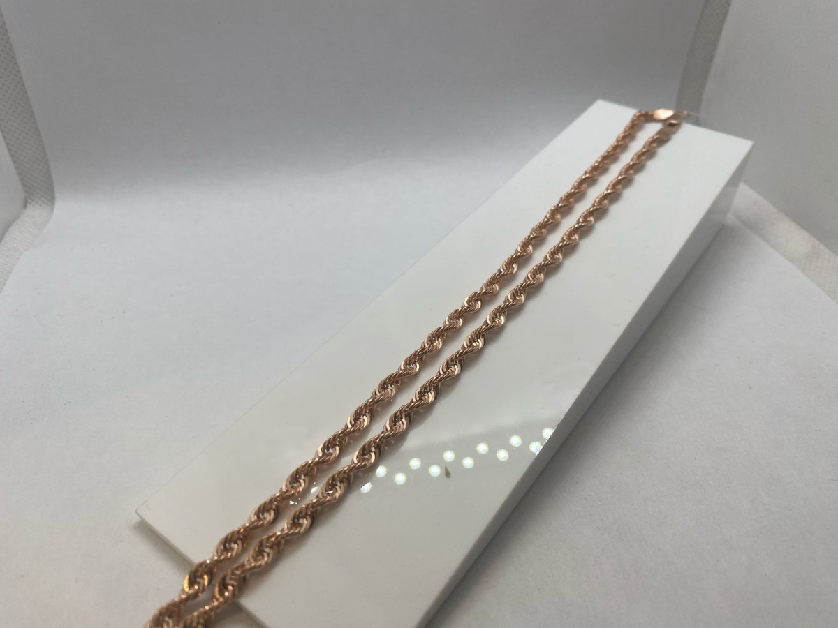 ЦЕПЬ ПУСТОТЕЛАЯ Веревка (Au 585)