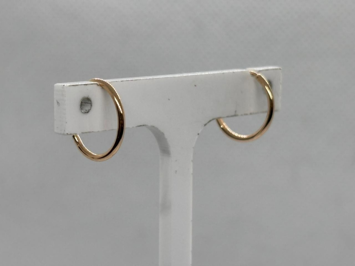 СЕРЬГИ КОНГО без камня (Au 585)