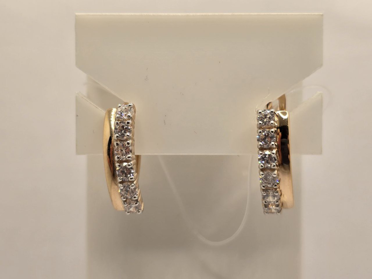 СЕРЬГИ С КАМНЯМИ (Au 585)