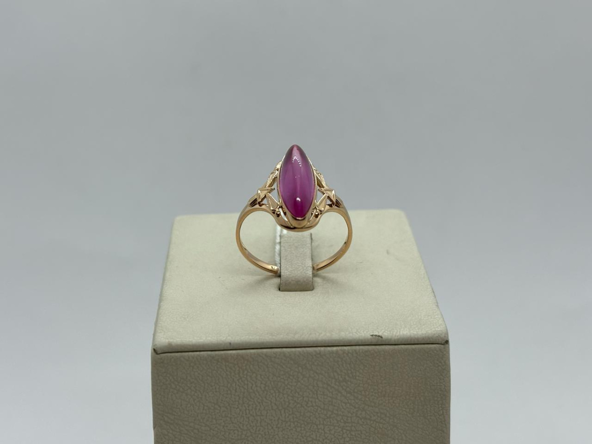 КОЛЬЦО С КАМНЕМ (Au 585)