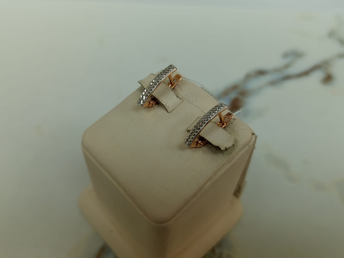 СЕРЬГИ БЕЗ КАМНЯ (Au 585)