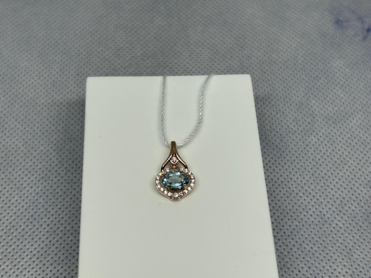 ПОДКМИ585 ПОДВЕСКА С КАМНЯМИ (Au 585)