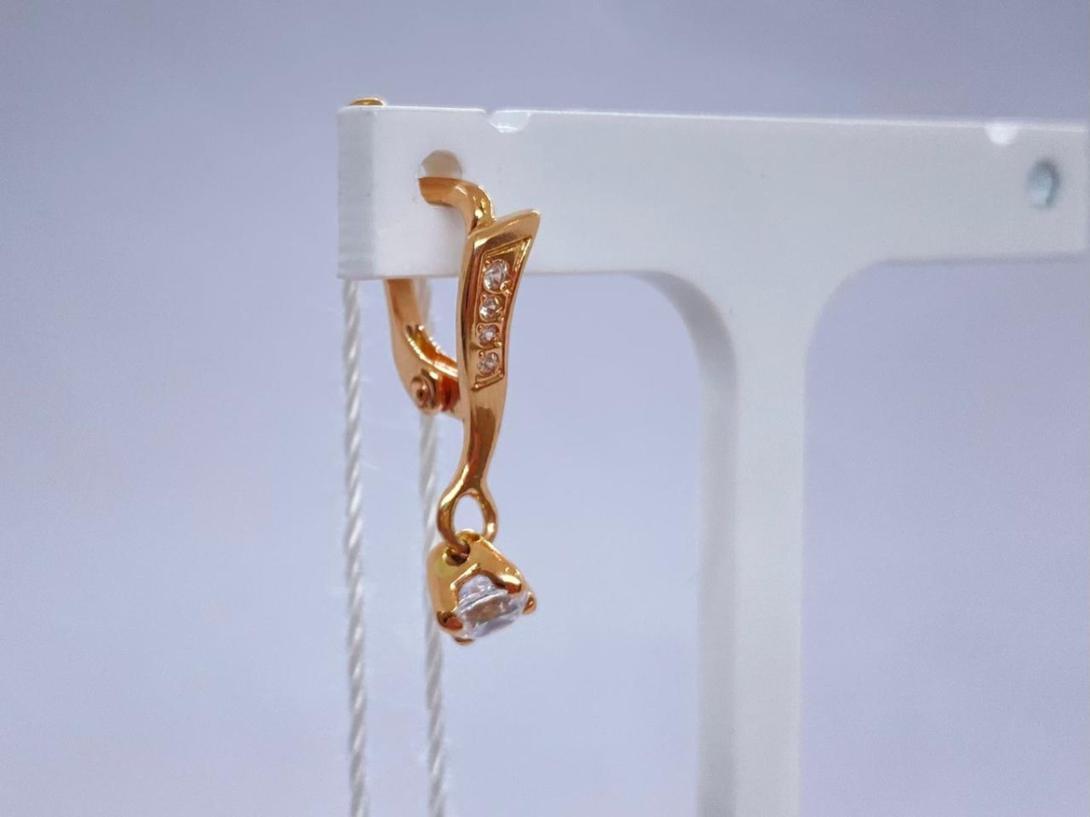 СЕРЬГИ С КАМНЯМИ (Au 585)