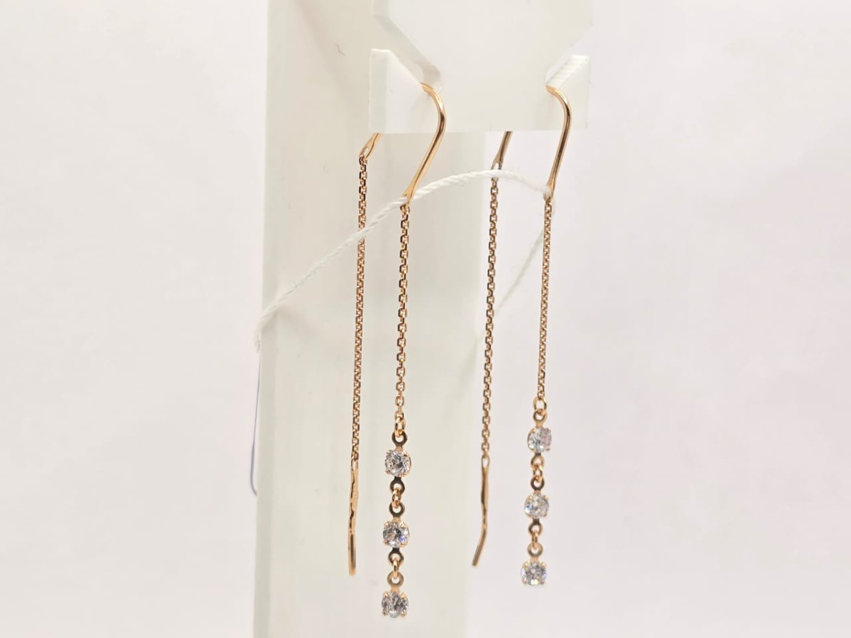 СЕРЬГИ ПРОДЕВКИ (Au 585)