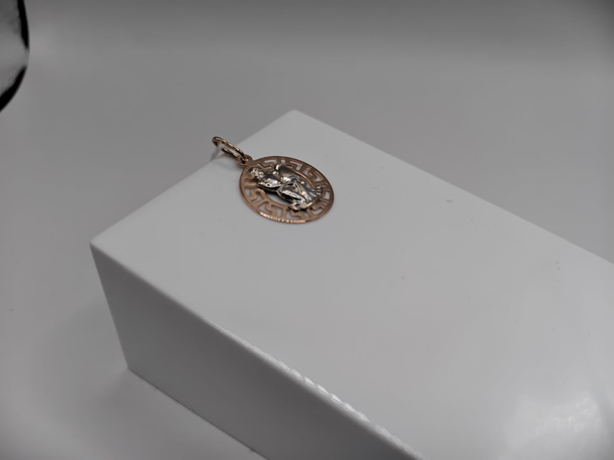 ПОДВЕСКА ЗНАК ЗОДИАКА ВОДОЛЕЙ Au 585