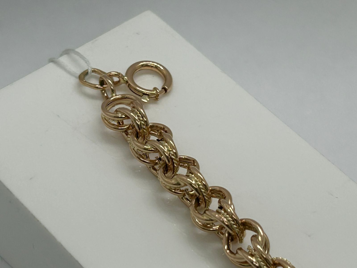 БРАСЛЕТ ПУСТОТЕЛЫЙ Фантазия Au 585