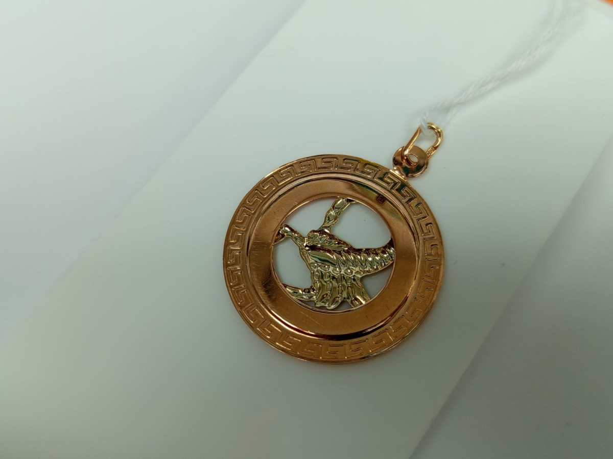 ПОДВЕСКА ЗНАК ЗОДИАКА СКОРПИОН Au 585