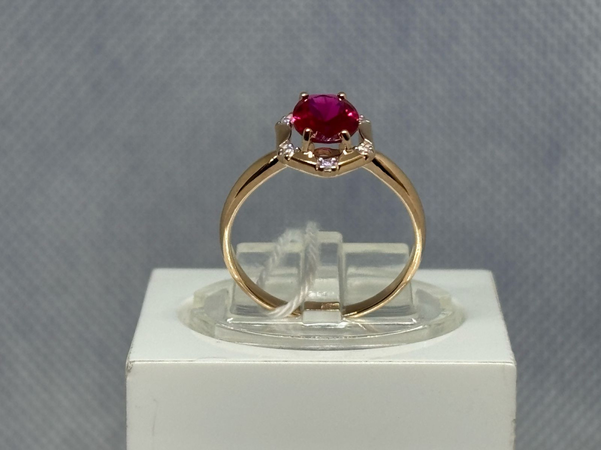 КОЛКМИ585 КОЛЬЦО С КАМНЯМИ (Au 585)