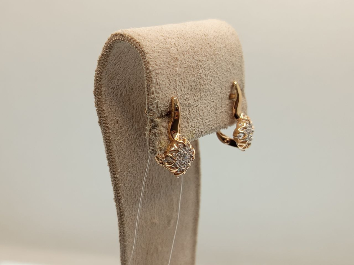 СЕРЬГИ С КАМНЯМИ (Au 585) СЕРЬГИ С КАМНЯМИ (Au 585)