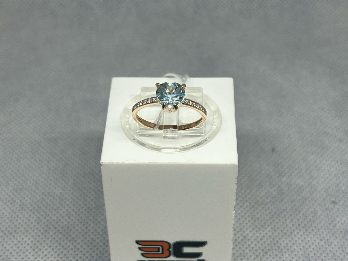 КОЛКМИ585 КОЛЬЦО С КАМНЯМИ (Au 585)