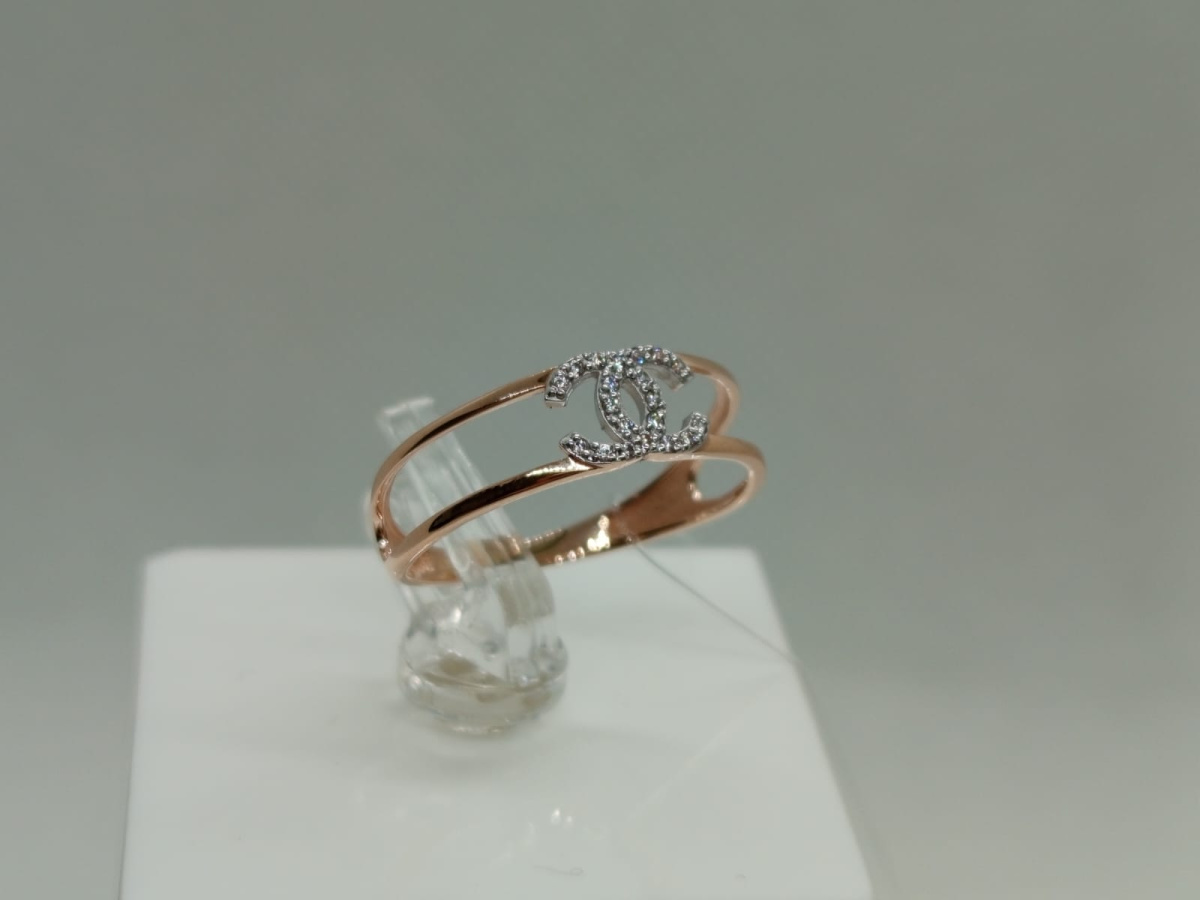 КОЛЬЦО С КАММНЯМИ (Au 585)