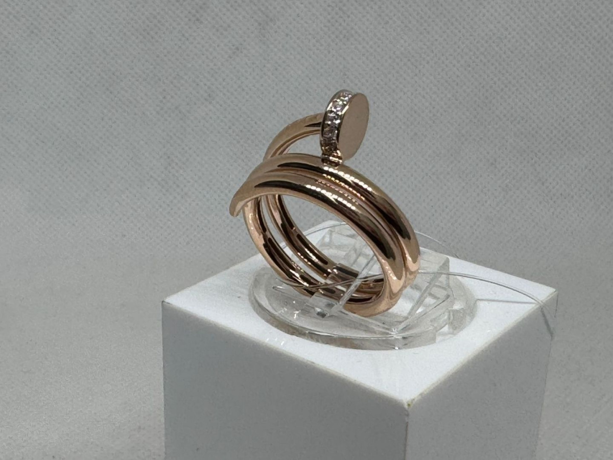 КОЛЬЦО С КАМНЯМИ (Au 585)