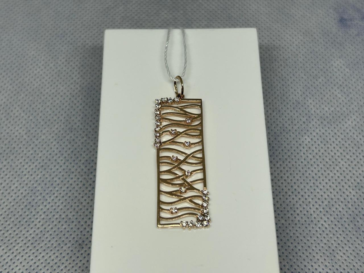 ПОДВЕСКА С КАМНЯМИ (Au 585)