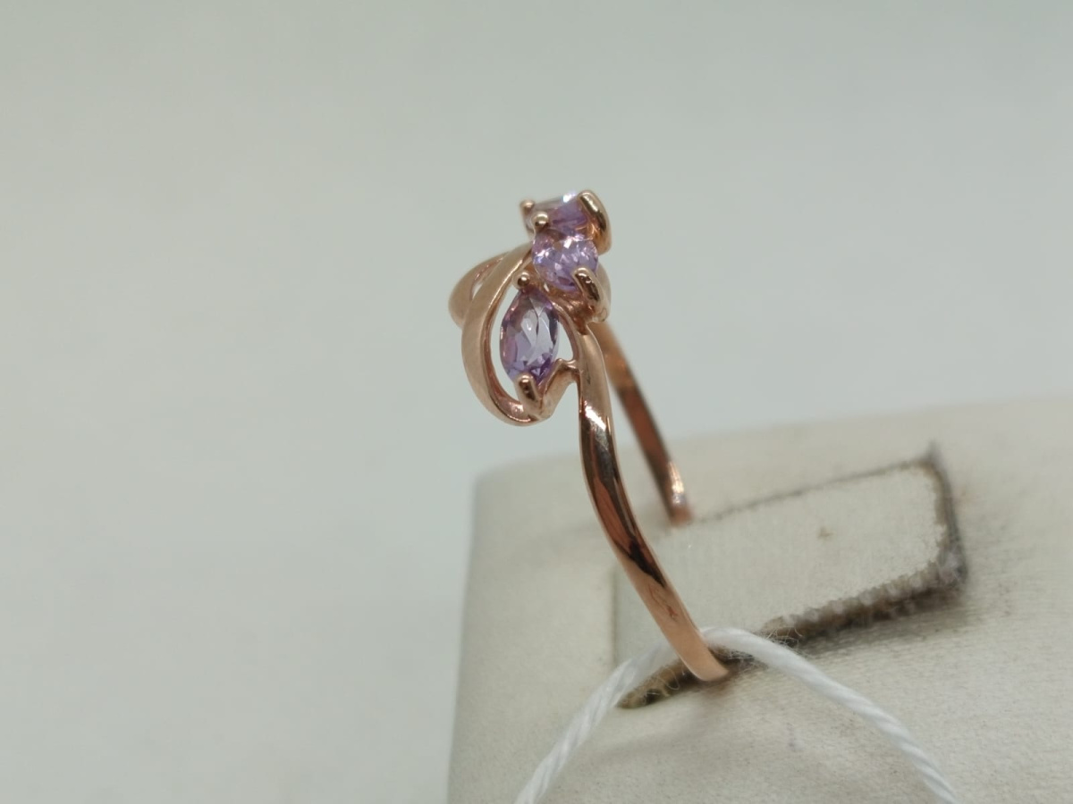 КОЛКМИ585 КОЛЬЦО С КАМНЯМИ (Au 585)