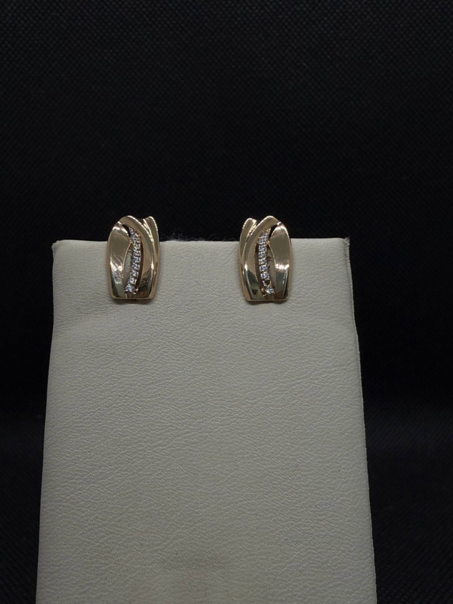 СЕРЬГИ С КАМНЯМИ (Au 585)