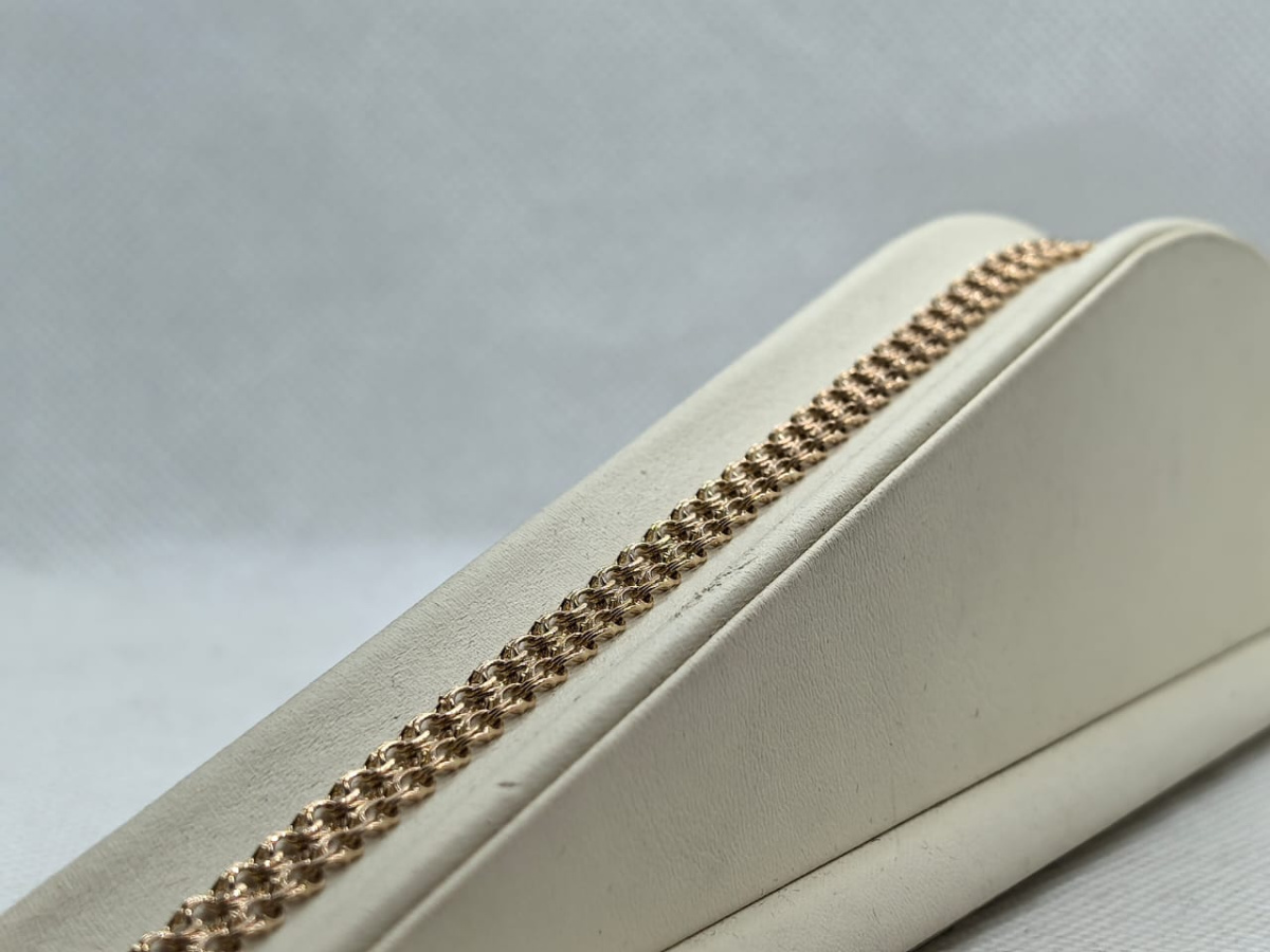 ЦЕПЬ ПОЛНОВЕСНАЯ Бисмарк (Au 585)