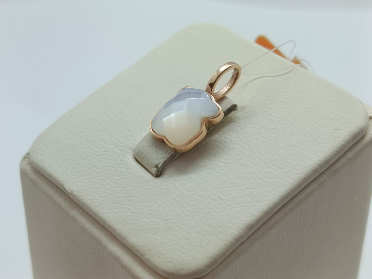 950522Агат ПОДВЕСКА С КАМНЕМ (Au 585)