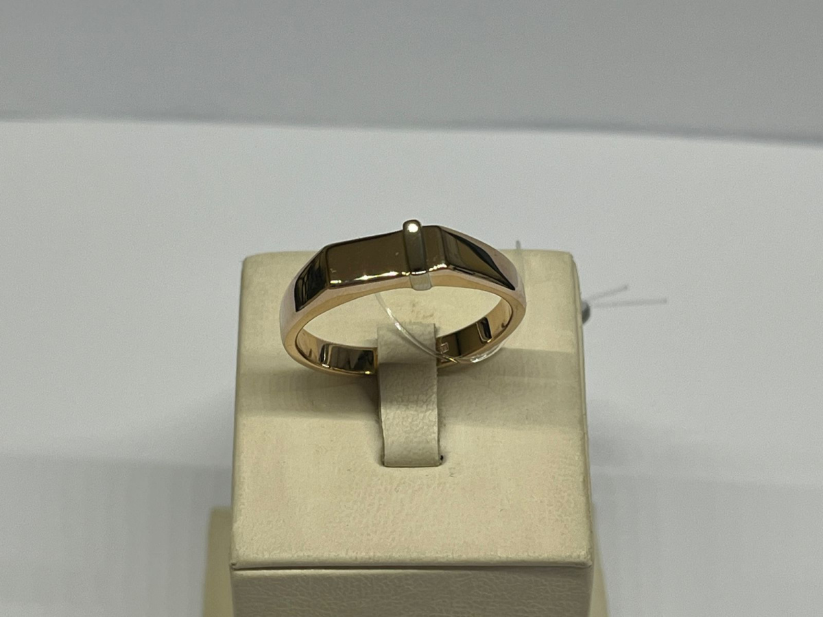 01-0050 КОЛЬЦО ПЕЧАТКА без камня (Au 585)