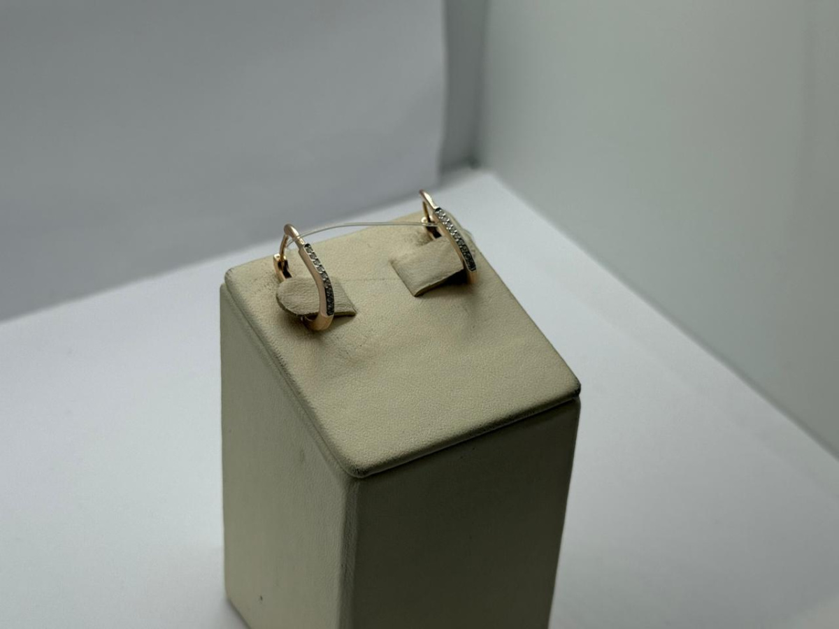 СЕРЬГИ С КАМНЯМИ (Au 585)