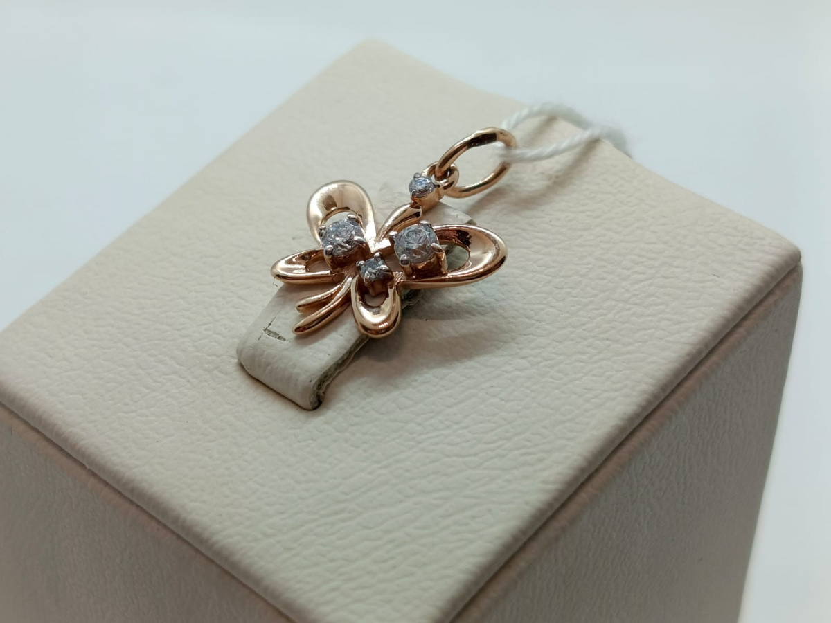 ПОДКМИ585 ПОДВЕСКА С КАМНЯМИ (Au 585)