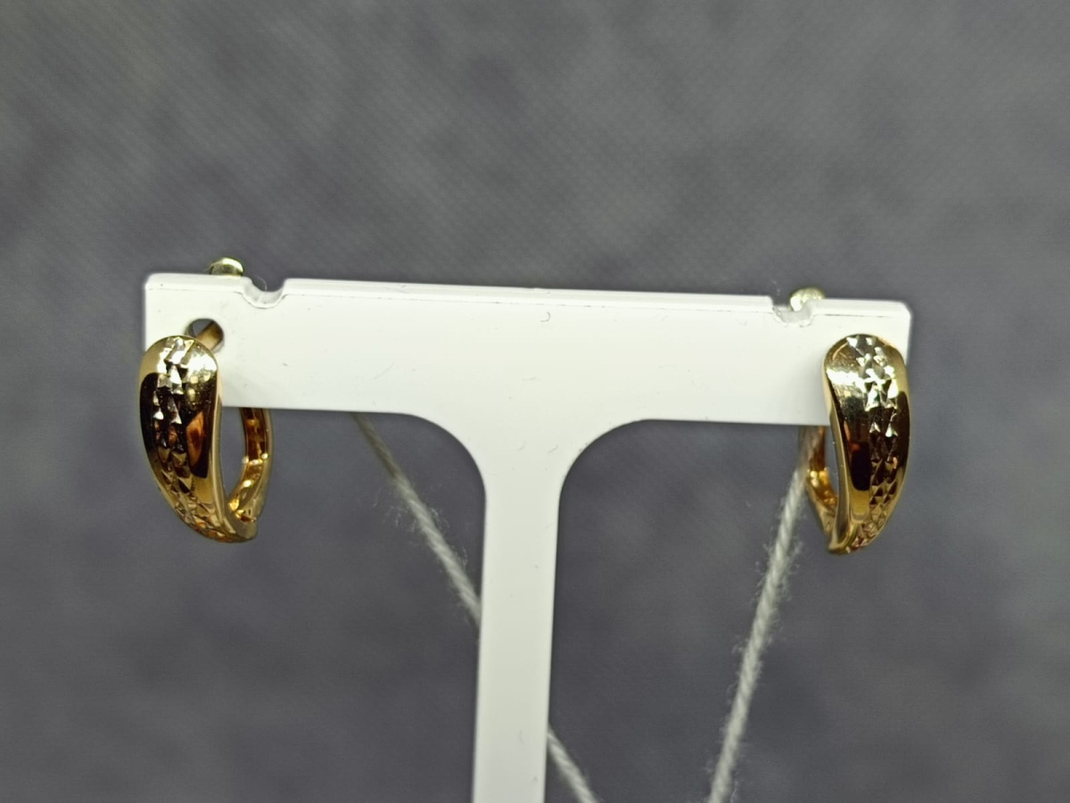 СБКМ585 СЕРЬГИ БЕЗ КАМНЯ (Au 585) СБКМ585 СЕРЬГИ БЕЗ КАМНЯ (Au 585)